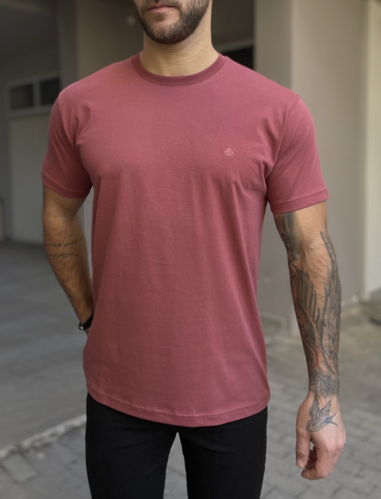 Everbest Everbest ανδρικό σάπιο μήλο Plus Size T-shirt 242800S